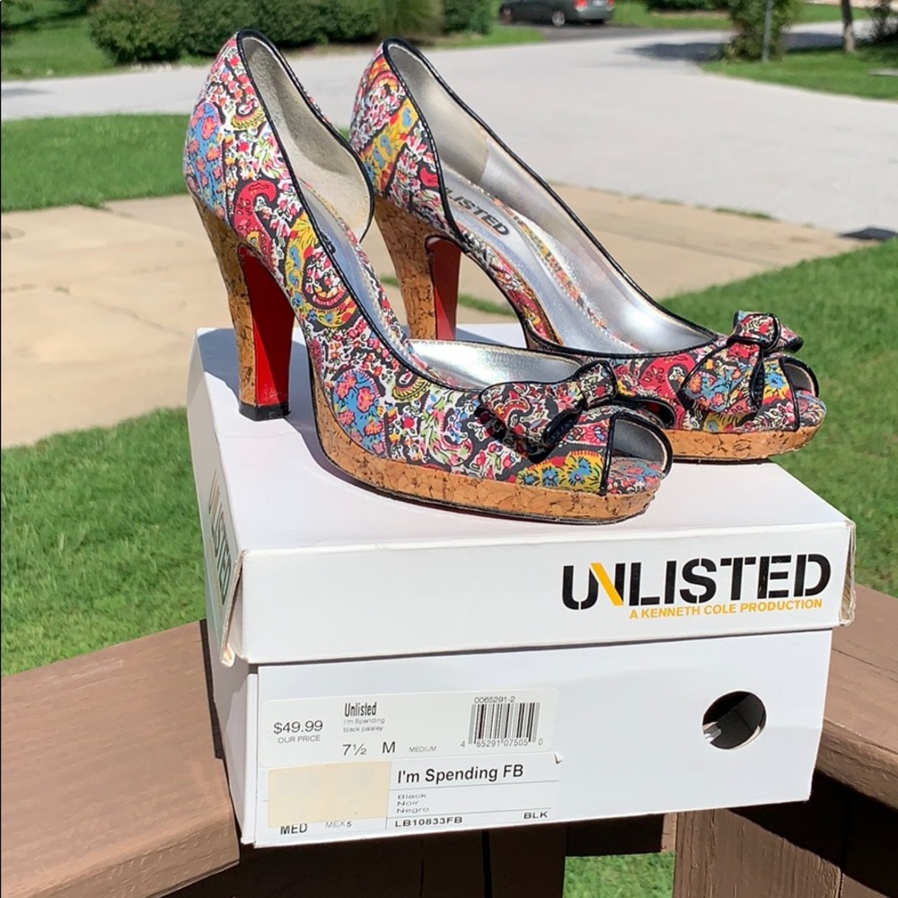 Unlisted Peeptoe Pumps